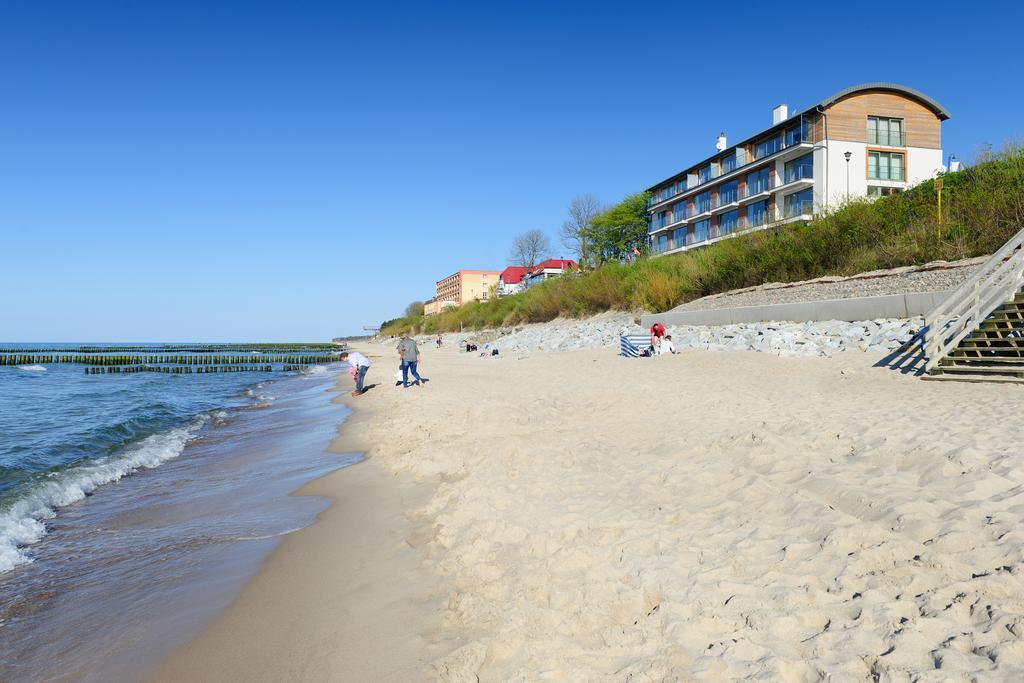 Apartament Blue I Grey Na Klifie Ustronie Morskie Esterno foto