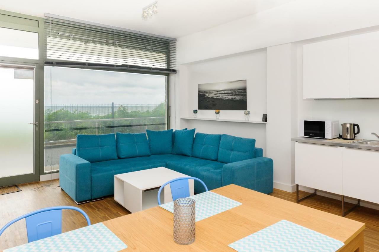 Apartament Blue I Grey Na Klifie Ustronie Morskie Esterno foto